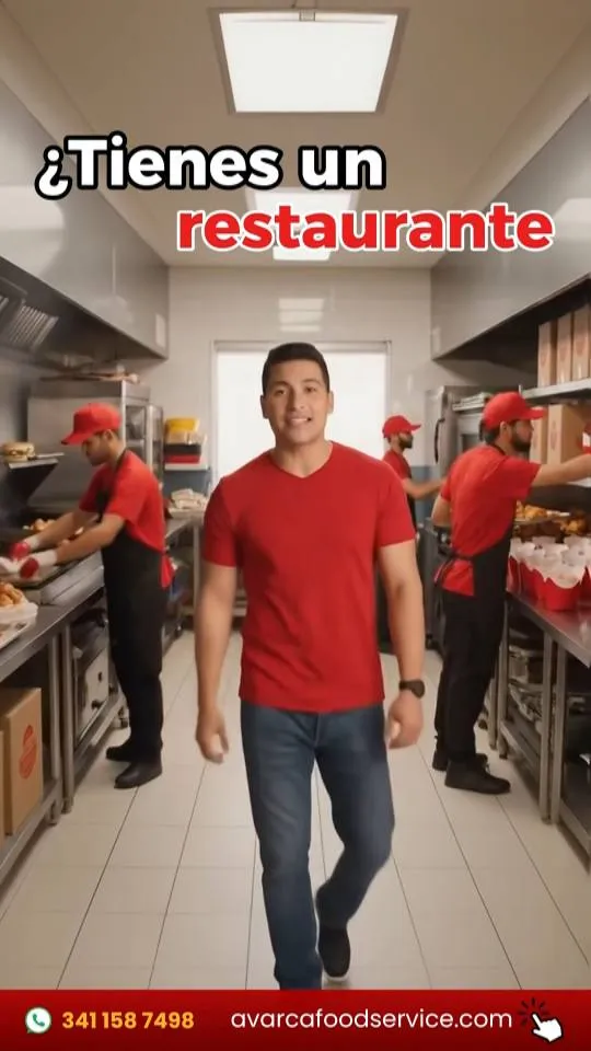 Video promocional con IA para Avarca Food Service